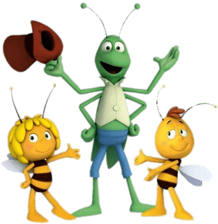 Flip, Willy And Maya - Biene Maja Willi Und Flip (400x400)