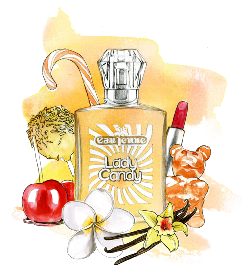 Perfume Art Creativity Illustration - Illustration (554x563)