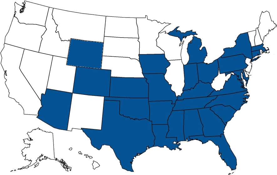 United States Map Showing Gse Consulting Engineers - African Growth And Opportunity Act (1000x773)