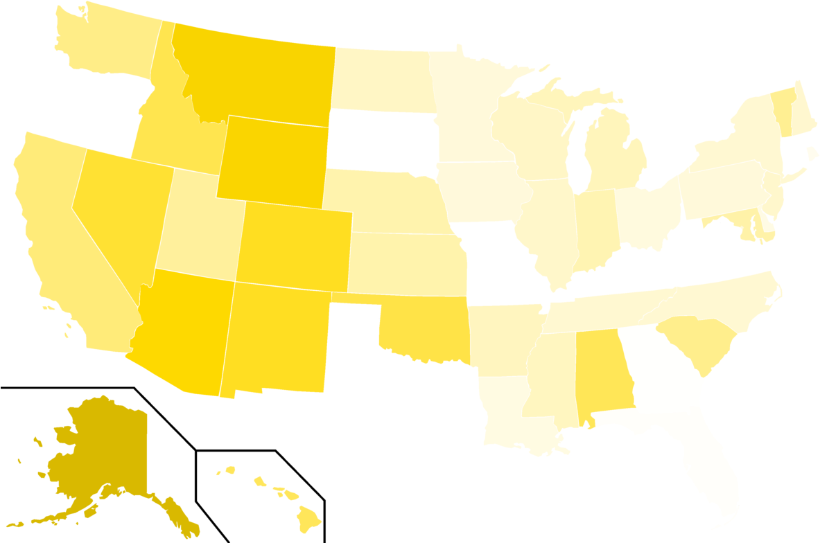 Libertarian Party Presidential Election Results, 1984 - Map (1280x791)