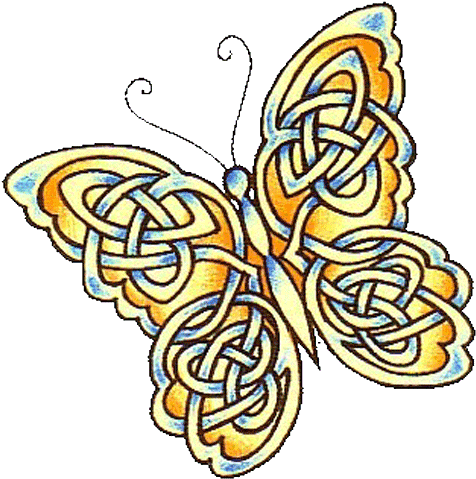 Celtic Butterfly - Celtic Knot (500x503)