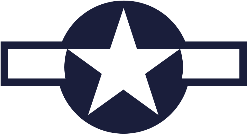 Aircraft Cockade 1941-1947 - Us Air Force Roundel Ww2 (800x441)