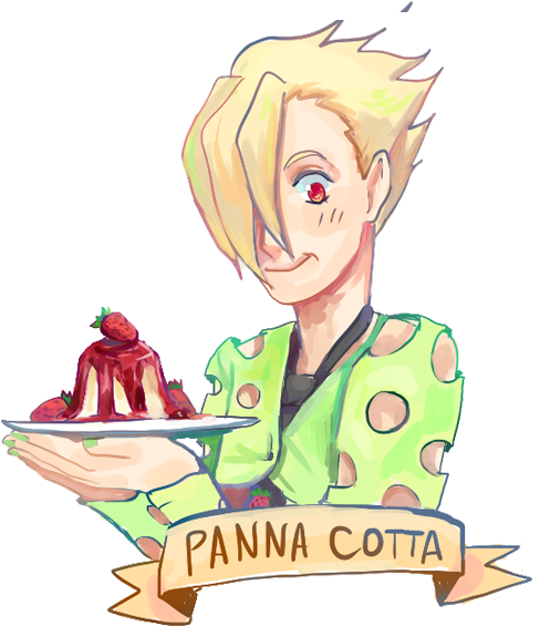 Panna Cotta Panna Cotta Facial Expression Nose Head - Fugo Pannacotta (663x583)