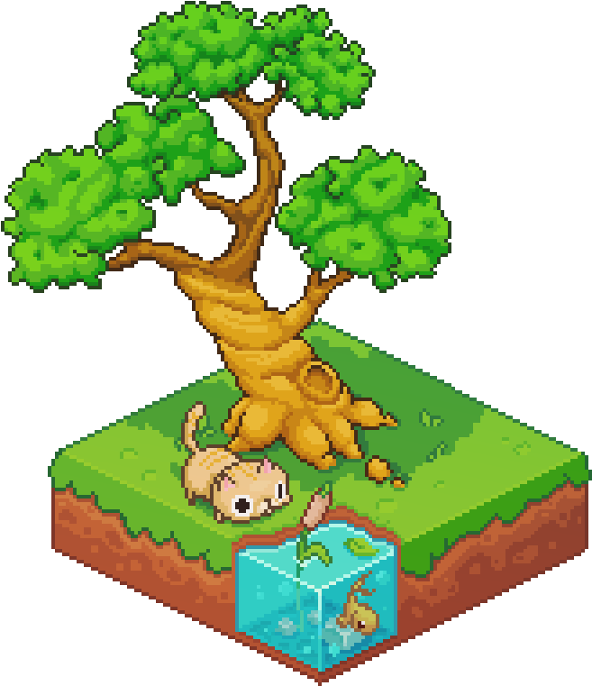 Clipart Nature Png - Nature Pixel Art (704x832)