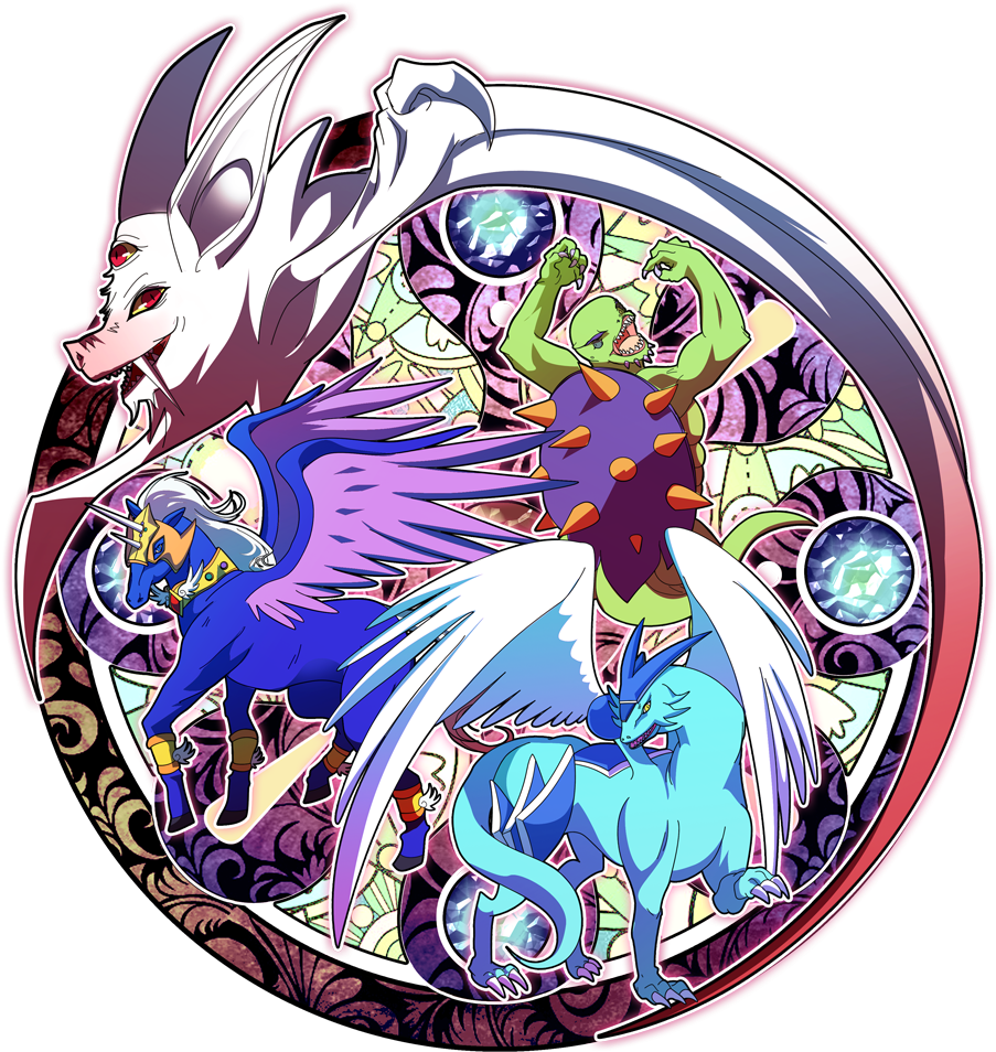 Bitbeast Mandala By Lord-tar - Imagenes De Mandalas De Animes (1024x1024)