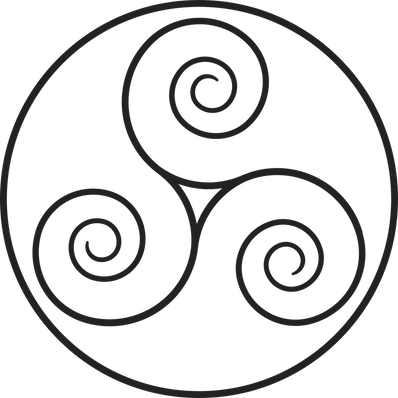 In Human History The Mandala Has Been Associated With - Trisquel Vector (398x398)