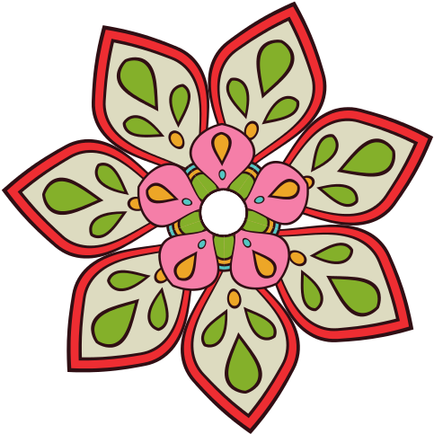 Flower Mandalas Vector Icon - Flower Mandalas Vector Icon (550x550)