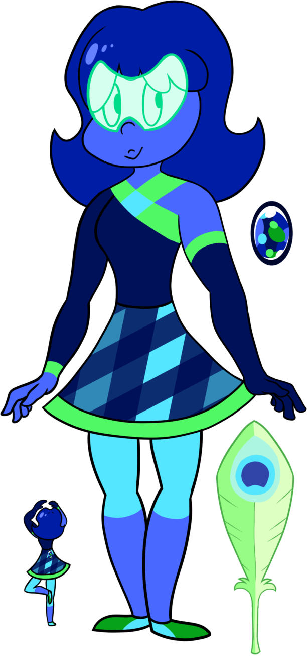Peacock Opal By Frozen Star - Cartoon (612x1304)