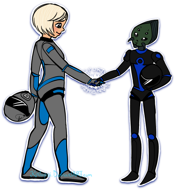 Good Sportsmanship By Kintupsi - Cartoon (600x650)