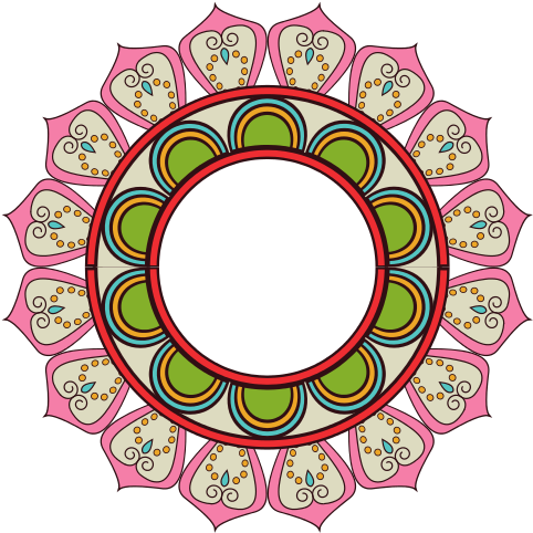 Flower Mandalas Vector - Iranian Poetry (550x550)