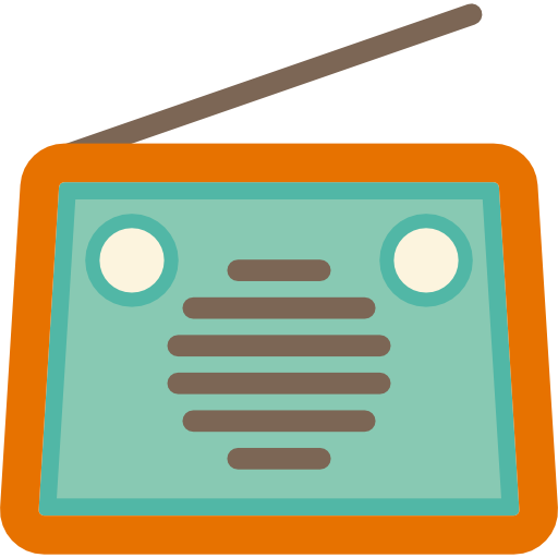 Radio Free Icon - Colorful Radio Icon Png (512x512)