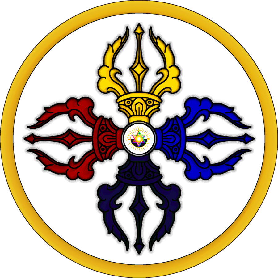 Vajra Dorje Supreme Symbol - Drawing (900x900)