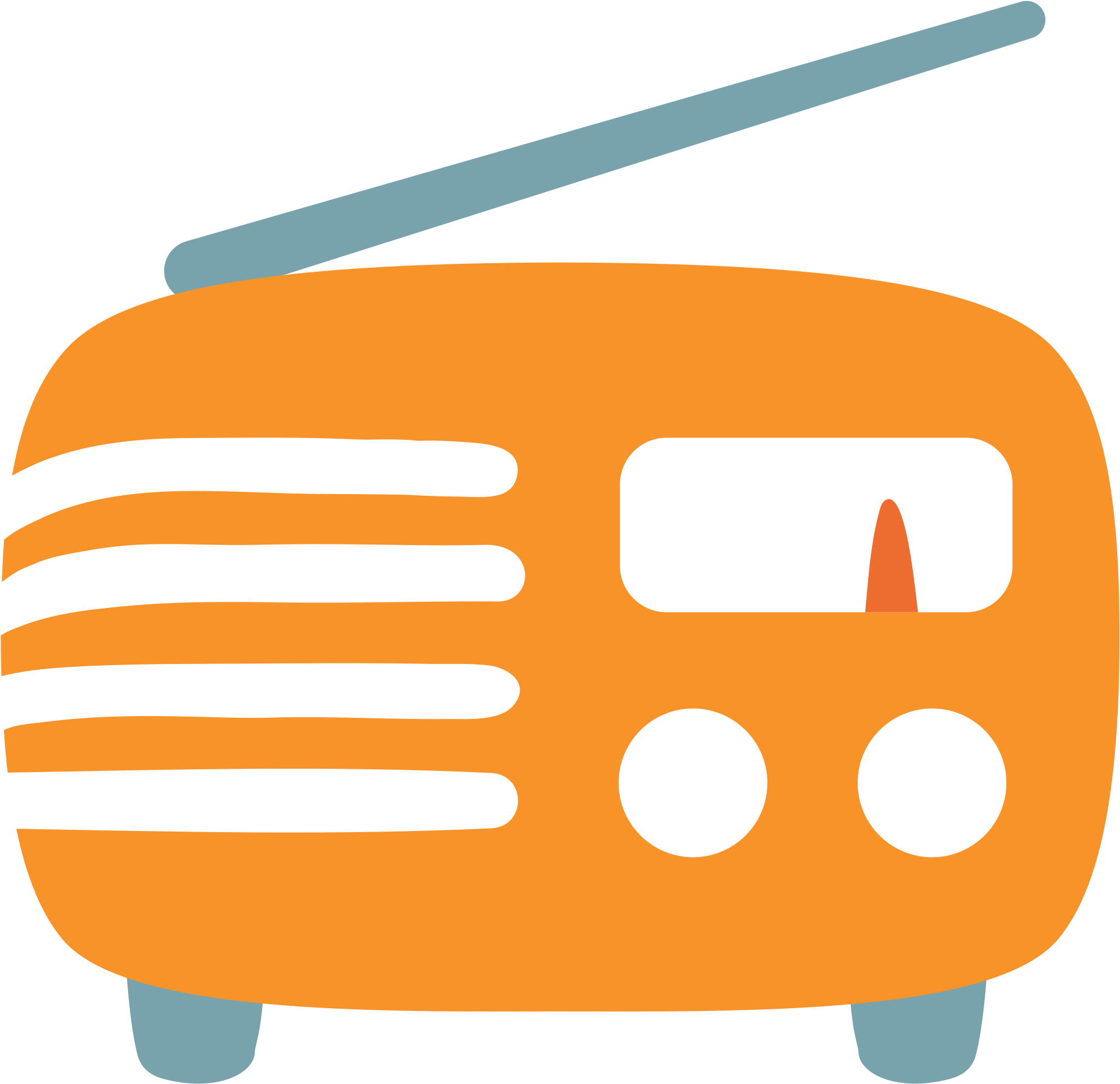 Open - Radio Emoji Icon (2000x2000)