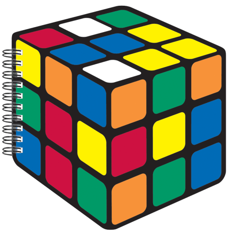 Picture Of Rubik's® Cube Scented Notebook - Rubik's Cube (550x550)
