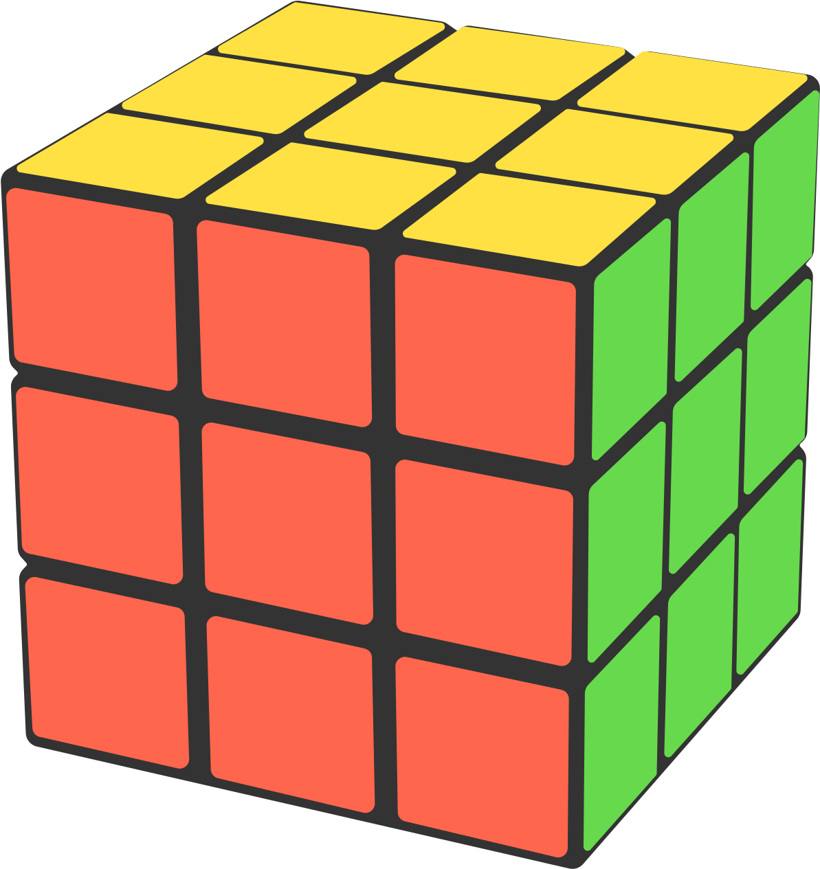 Fundamentals Of Group Theory To Interesting Situations - Flip Corner Rubik's Cube (1200x1270)