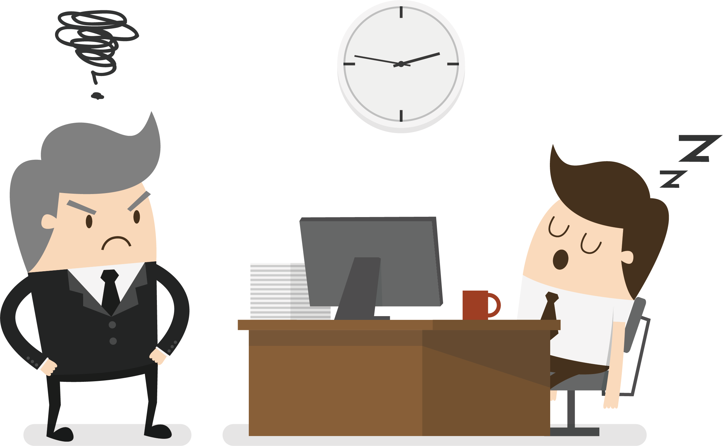 Anger Download Illustration - Office (in)activity Guide: The Slacker's Coloring Book (2322x1432)