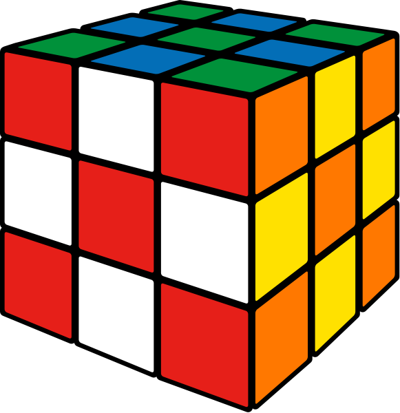 Rubiks Cube Soccer2 - Rubik's Cube (581x600)