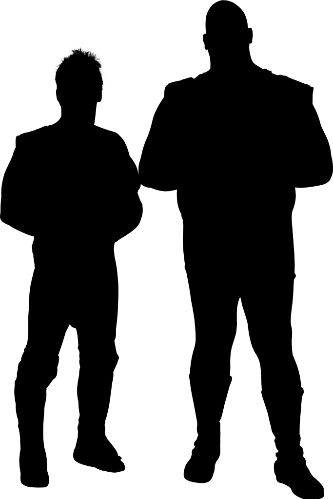 Spoiler - Wrestler Silhouette Png (683x1024)
