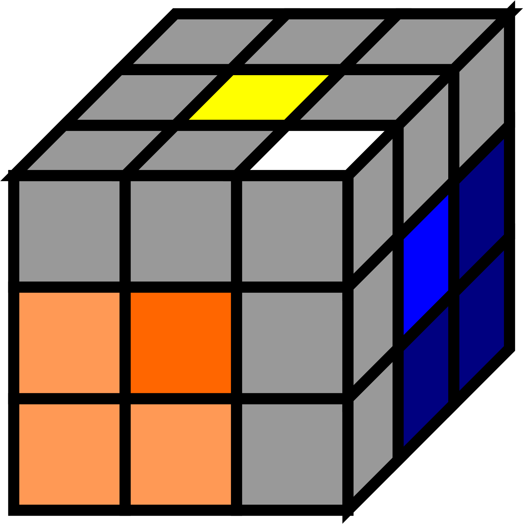 Open - Rubik's Cube (2000x2000)