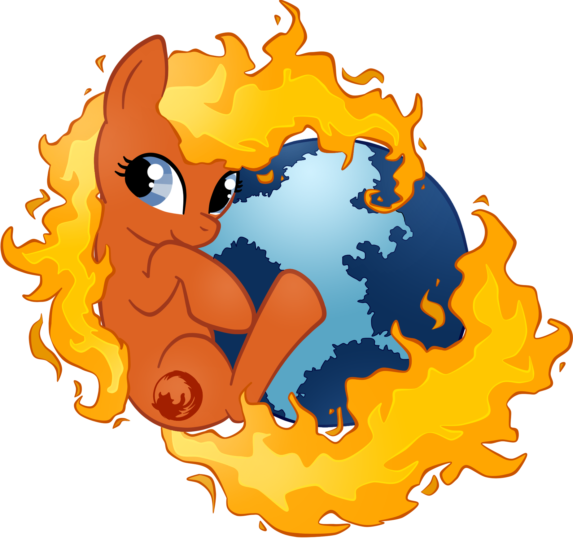Firefox Mozilla Mozilla Firefox Icons - If It Exists There Is A Pony (1850x1736)