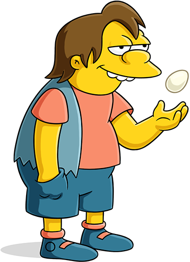 Nelson Simpsons World On Fxx - Nelson Muntz Simpsons (550x960)