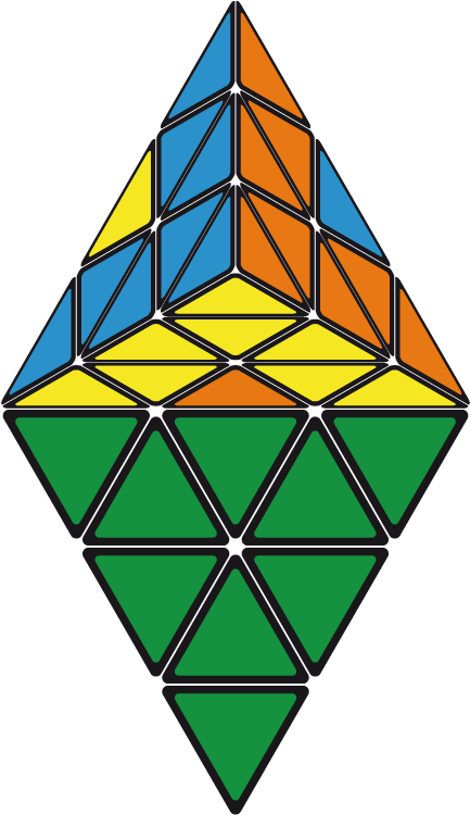 Pretty Patterns - Triangle Rubik's Cube Pattern (440x762)