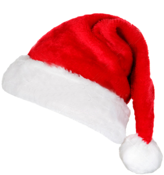 Christmas Clipart Borders Christmas Clipart Free Christmas - Santa Cap Png (380x357)