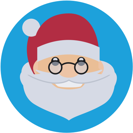 Media Monster Christmas - Santa Icon Png (512x512)