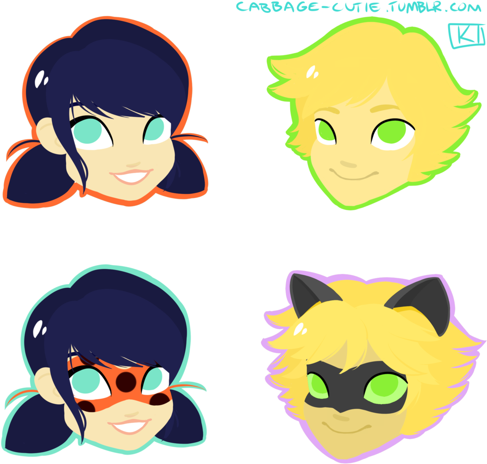 Hairstyle Forehead Nose Eye Cheek - Miraculous: Tales Of Ladybug & Cat Noir (1024x979)