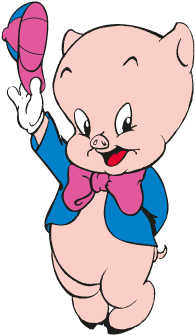 Porky Pig Logo - Porky The Pig Png (400x400)