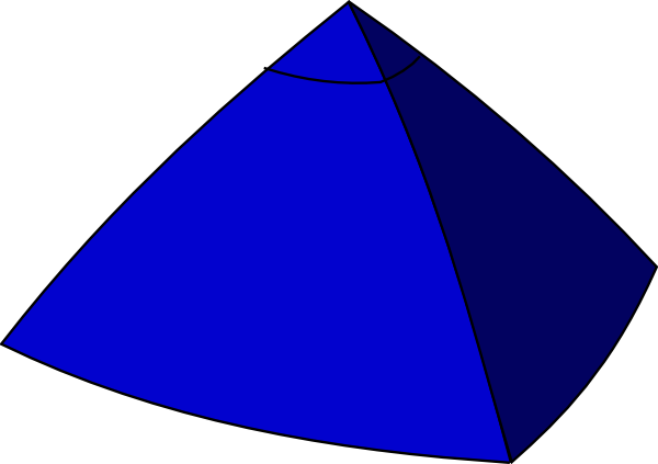 Pyramid Shape Clipart For Kids - Icon (600x423)