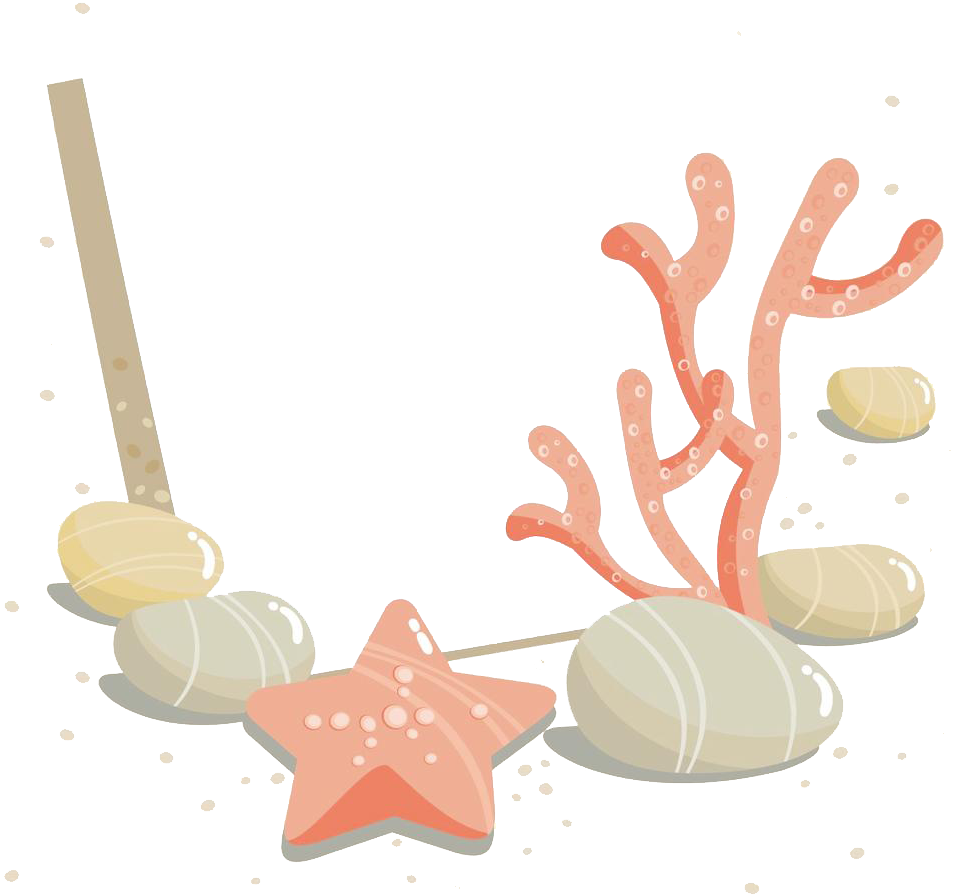 Coral Starfish Cartoon Sea - Lgv31 Vl Isai イサイ スマホケース Au エーユー 001361 その他 ハードケース (1024x984)