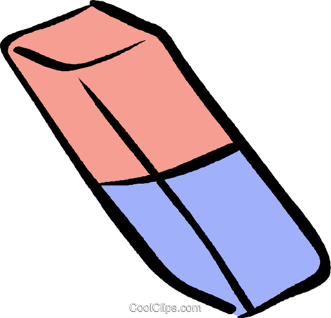 Eraser Royalty Free Vector Clip Art Illustration Vc017658 - Rubber Eraser Clip Art (480x461)