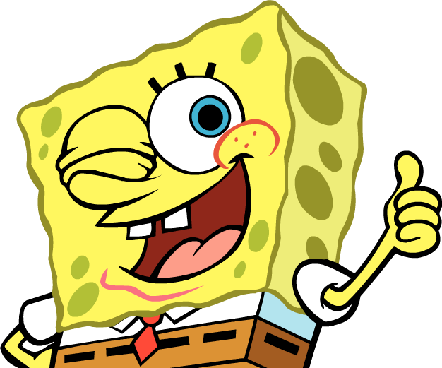 Watch Full Spongebob Episodes Cartoons Online - Thumbs Up Cartoon Character (626x521)