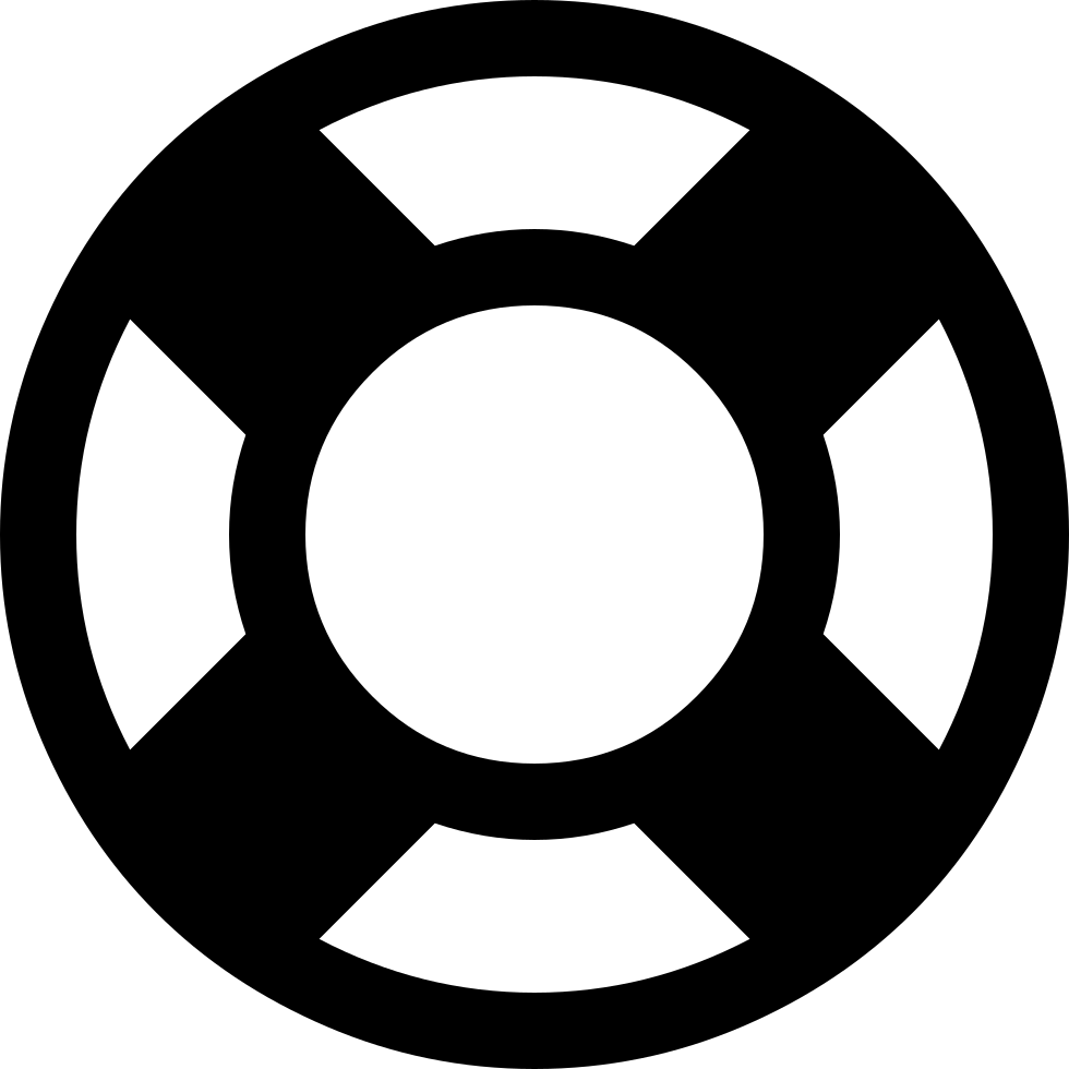Life Ring Comments - Font Awesome Support Icon (980x980)