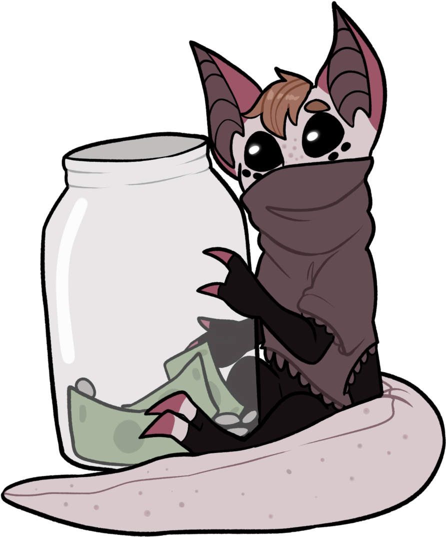 Tip Jar By Rad-pax - Cat Yawns (1024x1134)