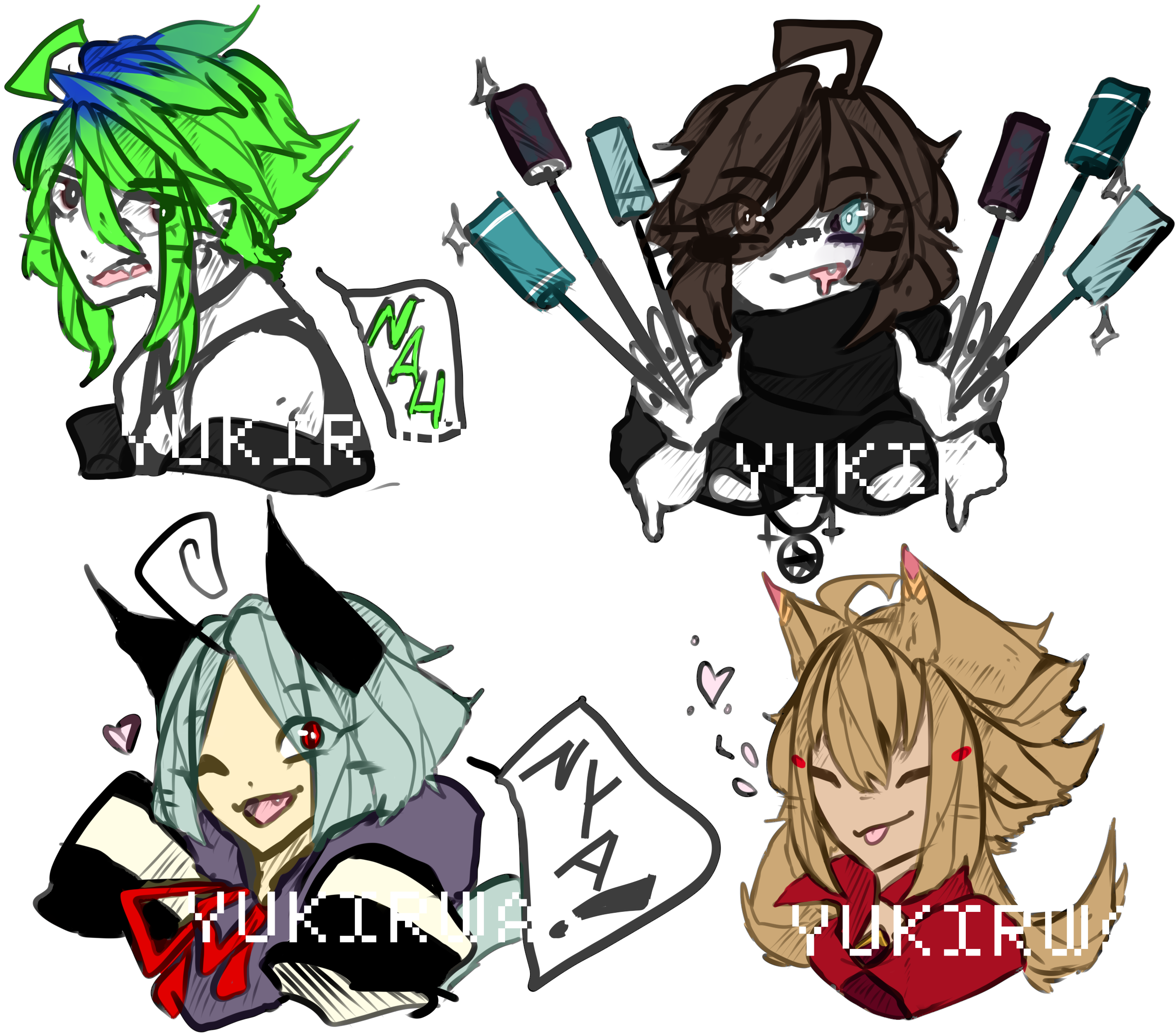 Stress Relieving Sketches By Yukirwa - Stress Relieving Sketches By Yukirwa (2500x2186)