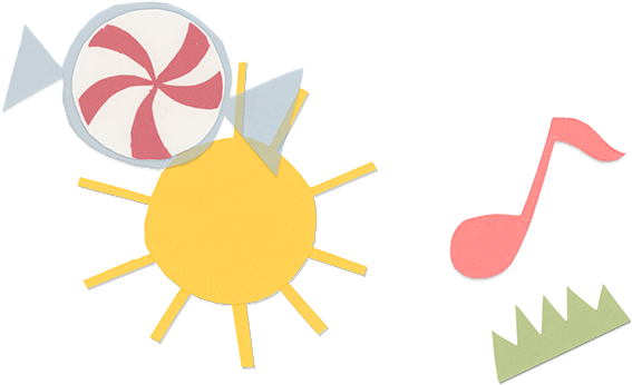 Scanned Cut Paper Objects Used In The Poster - Portable Network Graphics (600x403)