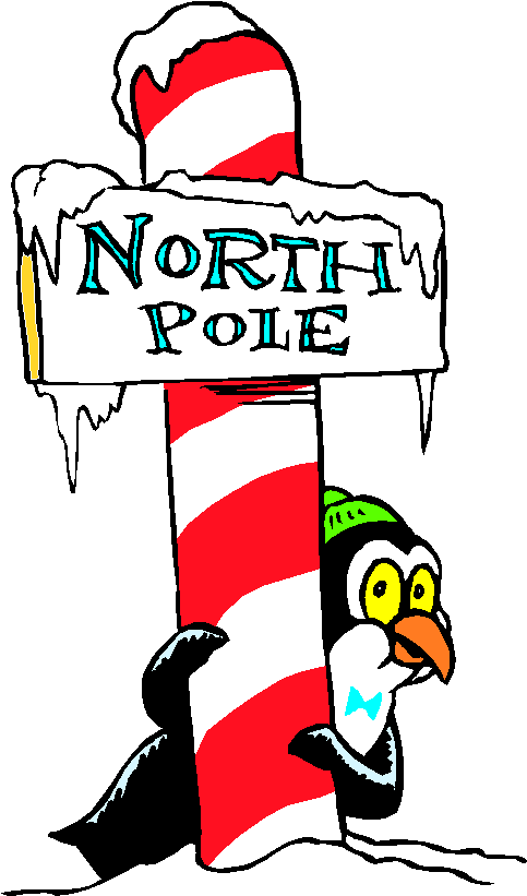 Free Clipart Images Christmas North Pole Clipart Clipart - North Pole Sign Clipart (490x829)