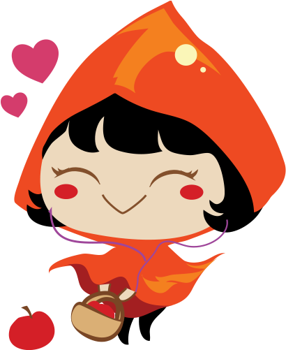 Red Riding Hood Stickers Messages Sticker-0 - Little Red Riding Hood Emoji (500x500)