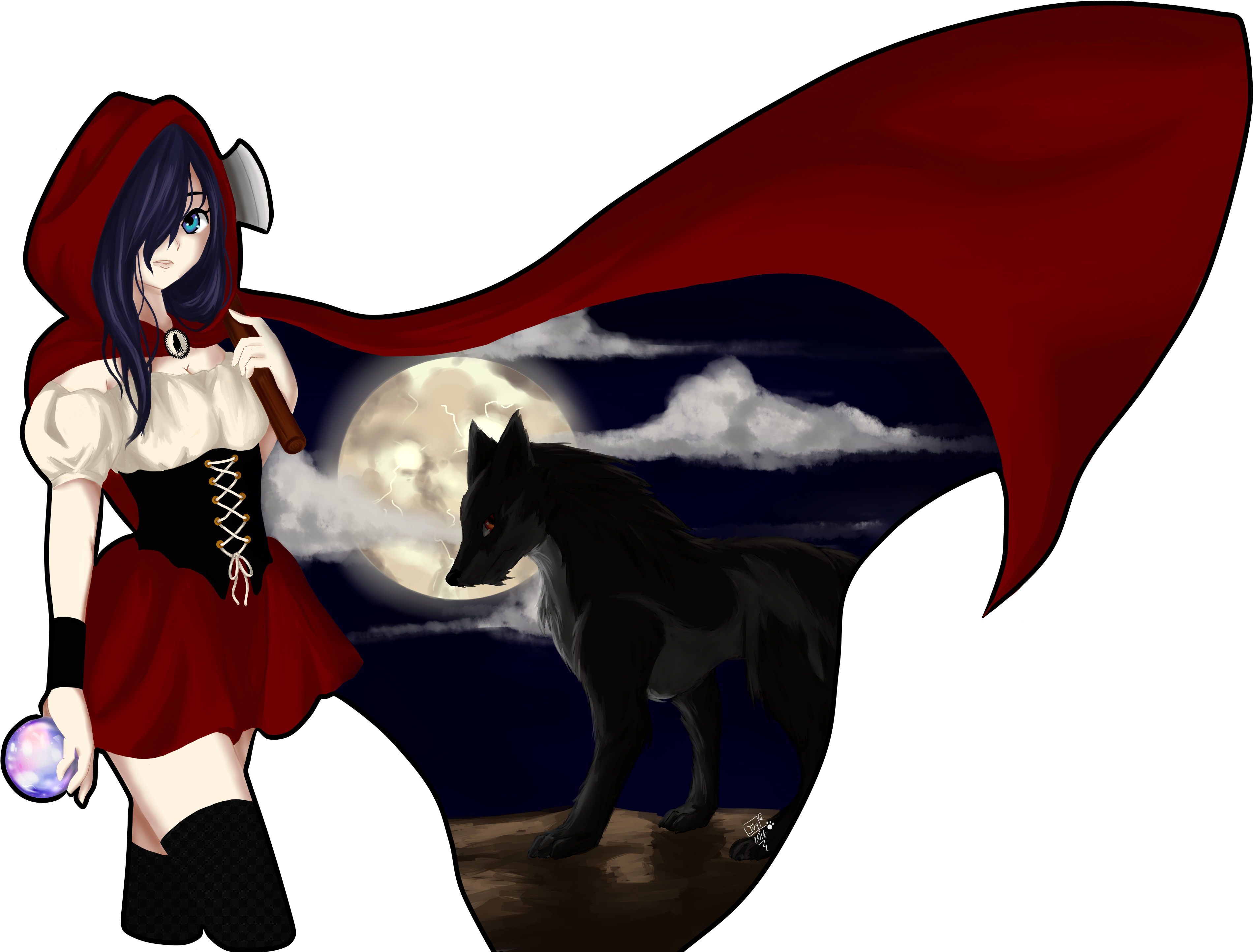 Little Red Riding Hood By S0ul-qw4s3r On Deviantart - Little Red Riding Hood By S0ul-qw4s3r On Deviantart (4092x2893)