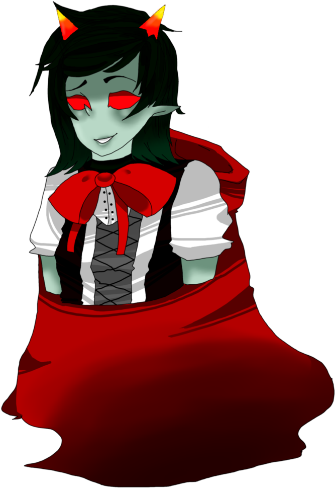 Red Riding Hood Terezi Pyrope By Karkat-chan - Terezi Pyrope Transparent (752x1061)