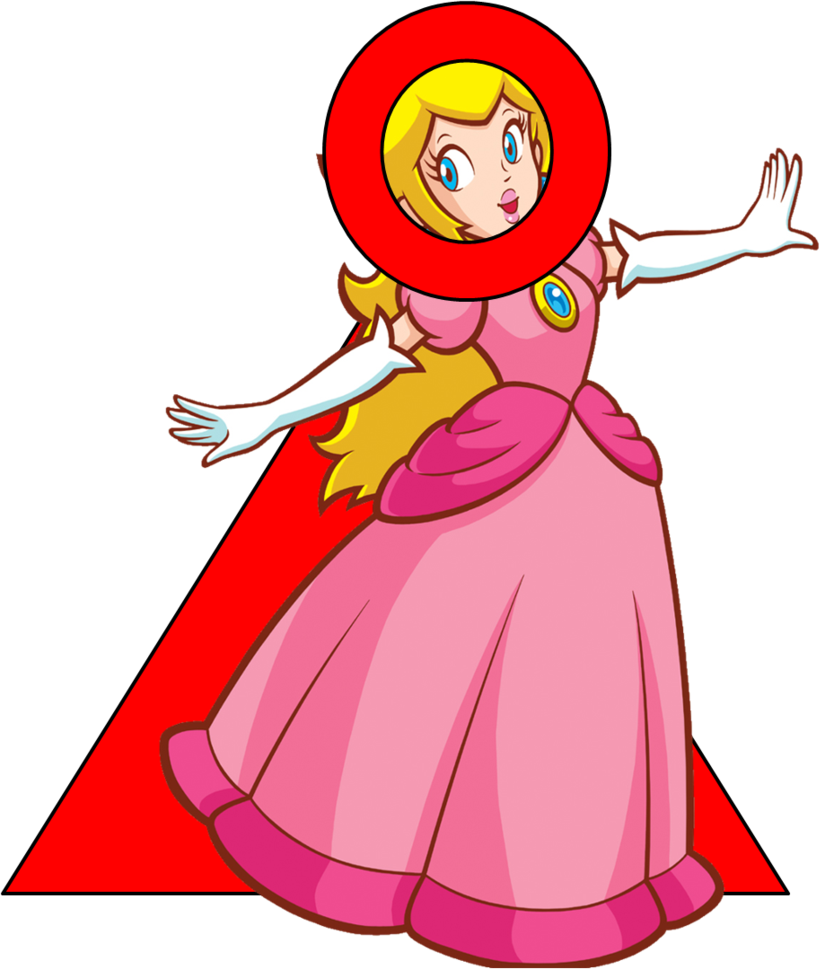 Little Peach Riding Hood By Sarahvilela - Super Princess Peach Png (825x969)