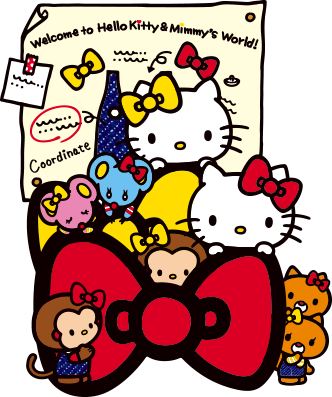 Ribbon Clipart Hellokitty - Hello Kitty (332x397)