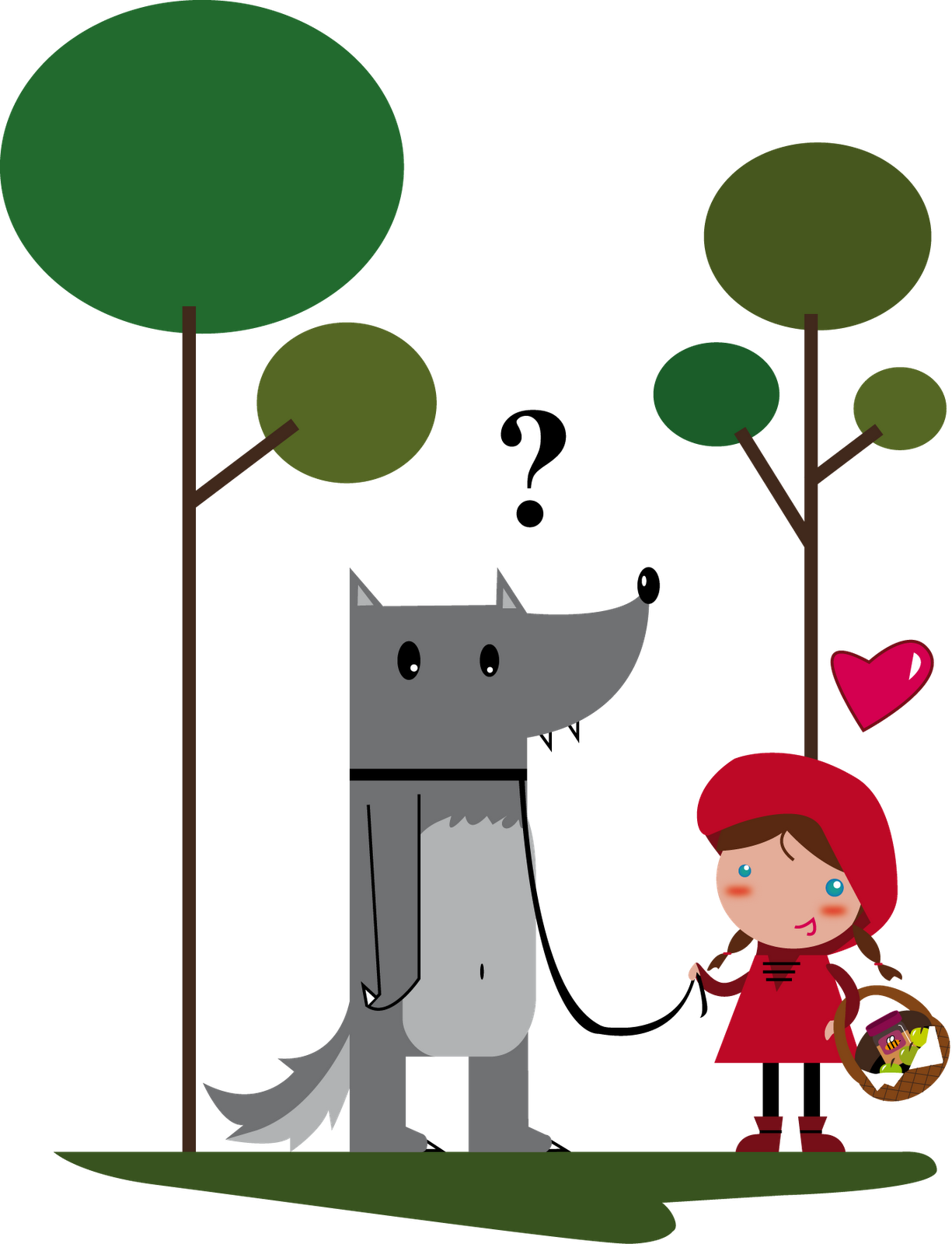 Little Red Riding Hood - Caperucita Roja Png (1225x1600)