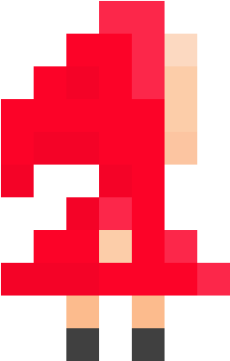 Super Low-res Red Riding Hood - Pixel (400x400)