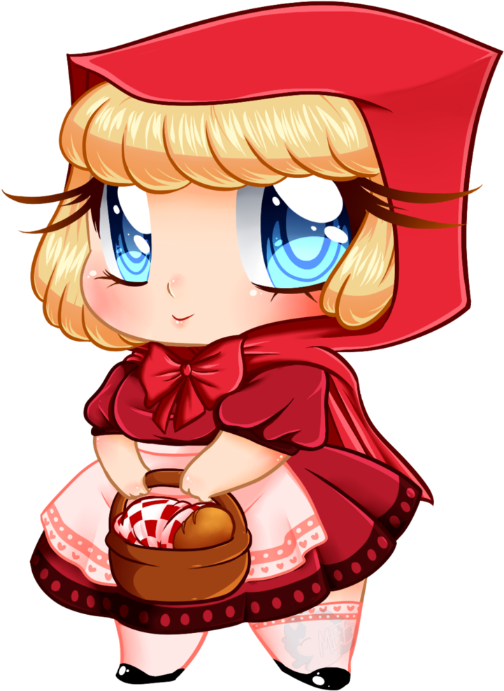 Little Red Riding Hood By Meb90 - Cartoon (764x1045)