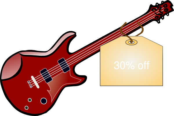 Electric Guitar Clip Art (600x400)