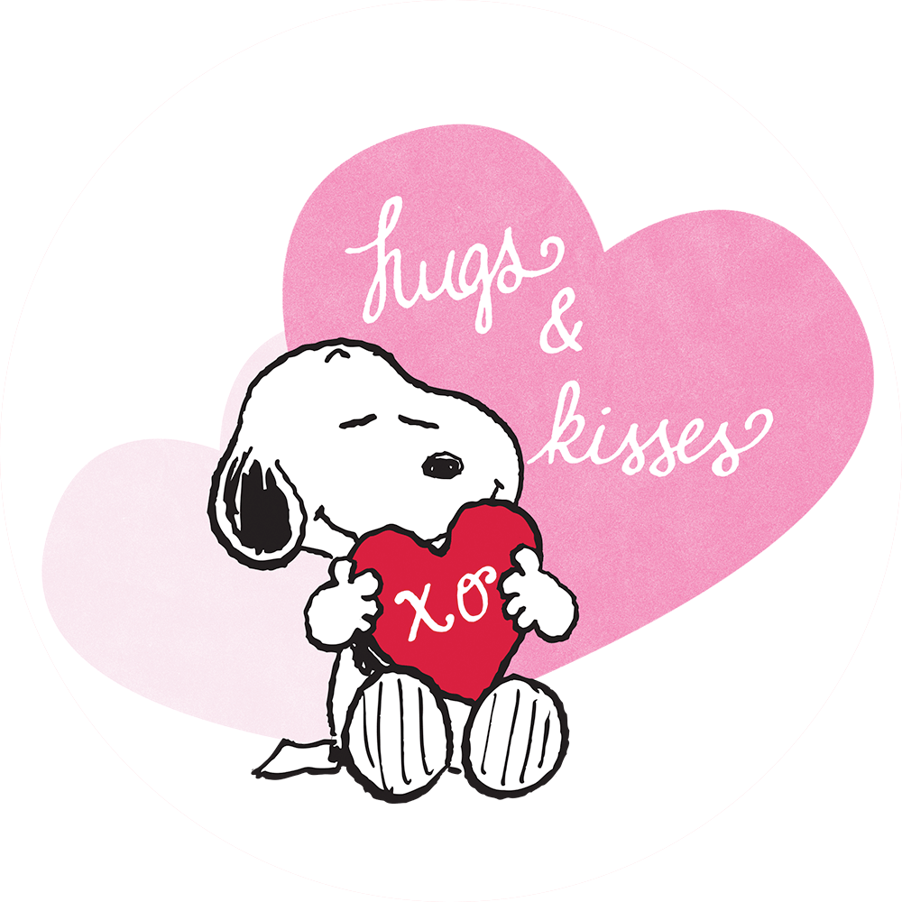 Valentines - Snoopy With A Heart (1000x1000)