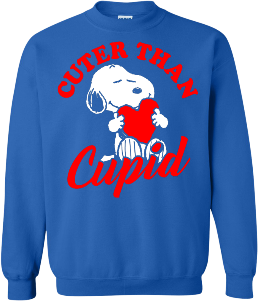 Peanuts Snoopy Cupid Valentine's T Shirt - Snoopy Watch I Love You Gold Metal (1024x1024)